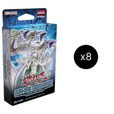 Blue-Eyes White Destiny Structure Deck Display