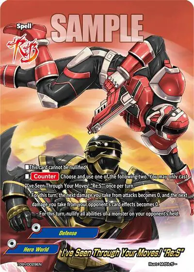 I've Seen Through Your Moves! "Re:S"