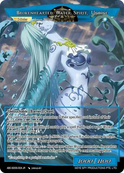 Undine, The Love Of The Ocean // Brokenhearted Water Spirit, Undine