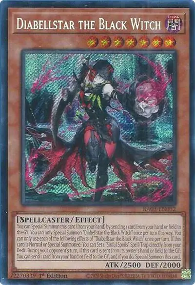 Diabellstar the Black Witch (Secret Rare)