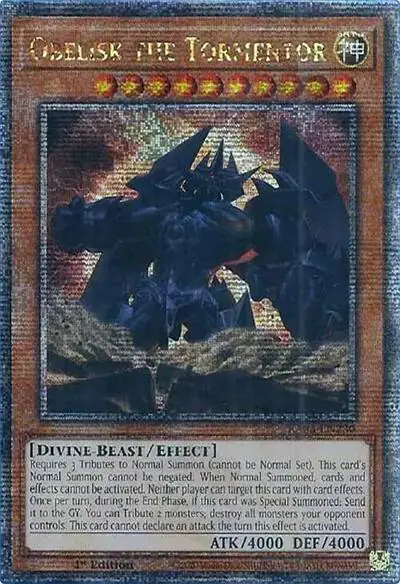 Obelisk the Tormentor (Quarter Century Secret Rare)