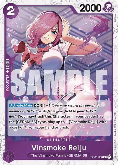 Vinsmoke Reiju (OP06-068) (Jolly Roger Foil)