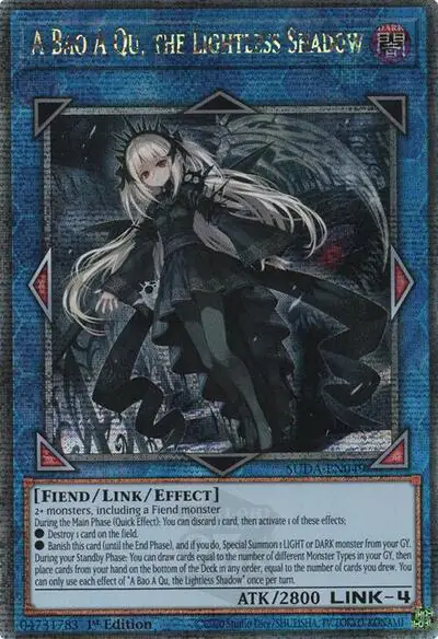 A Bao A Qu, the Lightless Shadow (Quarter Century Secret Rare)