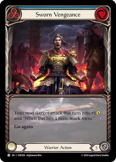 Sworn Vengeance (Blue) (Extended Art)