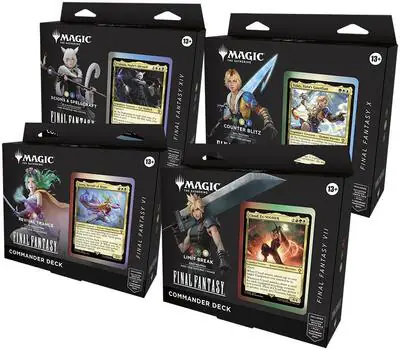 FINAL FANTASY Commander Deck Display