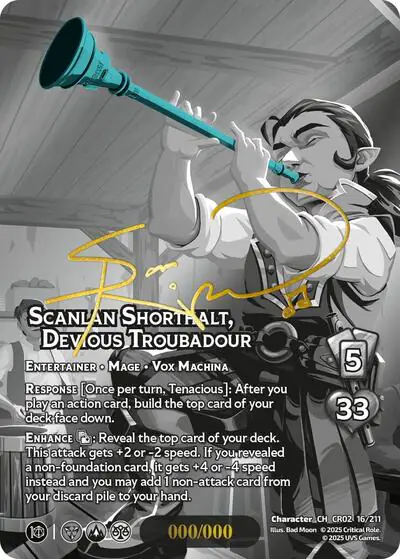Scanlan Shorthalt, Devious Troubadour (Serial Numbered)