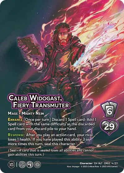Caleb Widogast, Fiery Transmuter (Alternate Art)