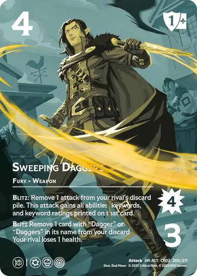 Sweeping Daggers (Alternate Art)