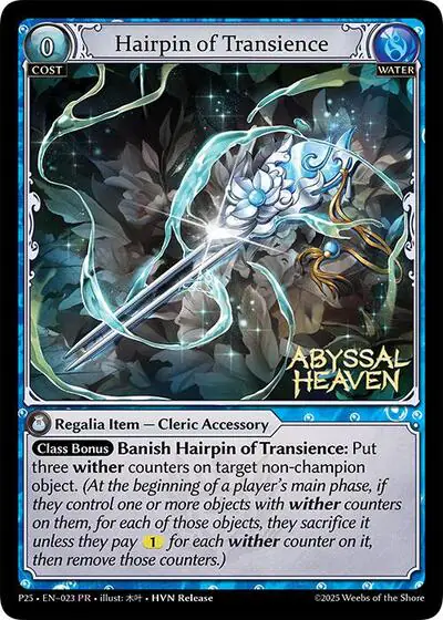 Hairpin of Transience