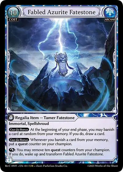 Fabled Azurite Fatestone