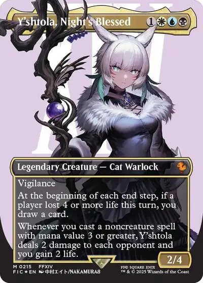 Y'shtola, Night's Blessed (Borderless) (Surge Foil)