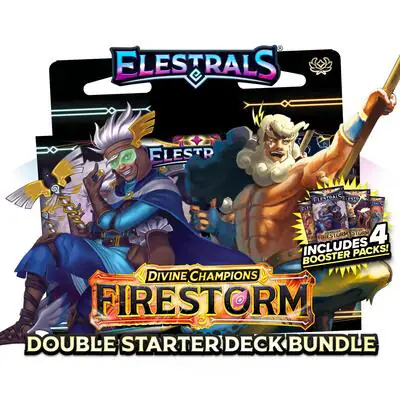 Firestorm - Hermes vs. Zeus Double Starter Deck Bundle with 4 Packs