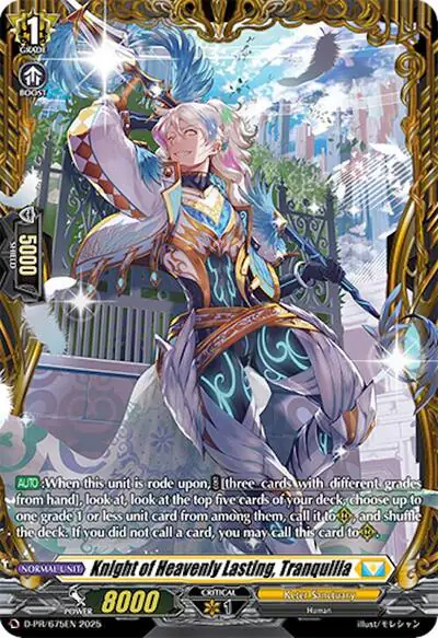 Knight of Heavenly Lasting, Tranquilia