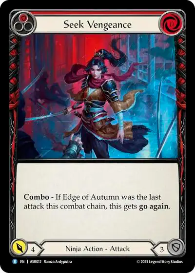 Seek Vengeance (Red)