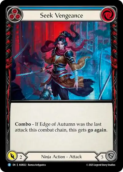 Seek Vengeance (Blue)