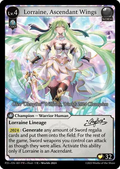 Lorraine, Ascendant Wings