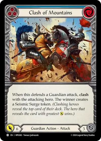 Clash of Mountains (Blue)