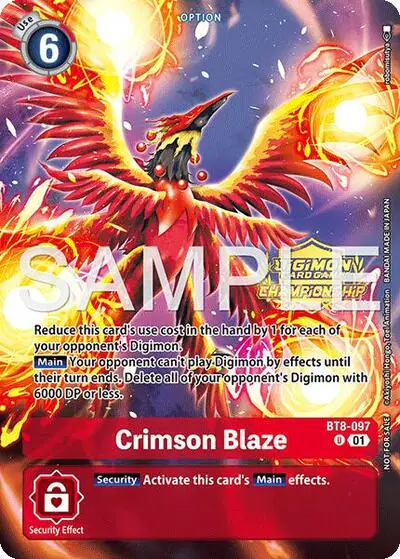 Crimson Blaze (Championship 25-26 Tamers Pack Season 1)