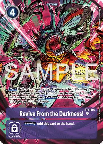 Revive From the Darkness! (Championship 25-26 Tamers Pack Season 1)