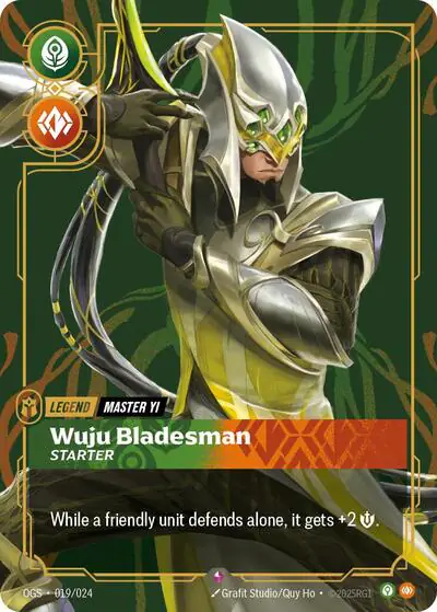 Master Yi - Wuju Bladesman (Starter)