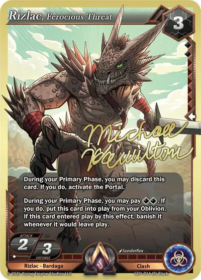 Rizlac, Ferocious Threat