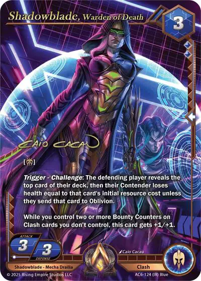 Shadowblade, Warden of Death (Iconic Rare)