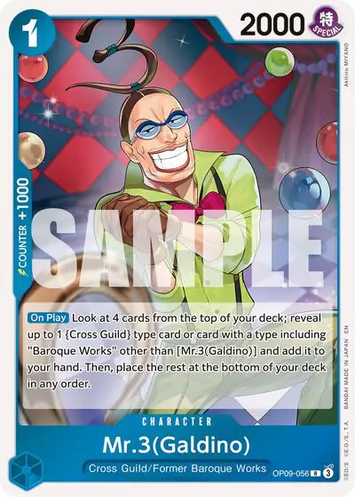 Mr.3(Galdino) - OP09-056 (Reprint)