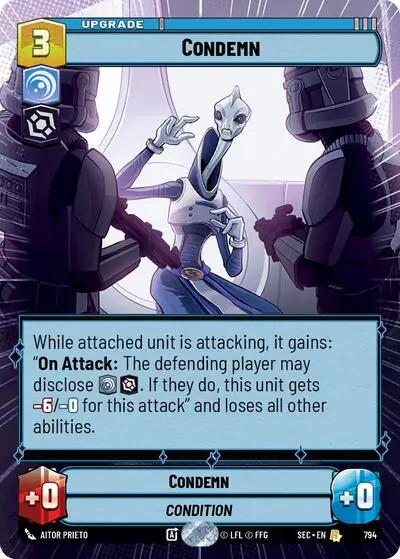 Condemn (Hyperspace Foil)