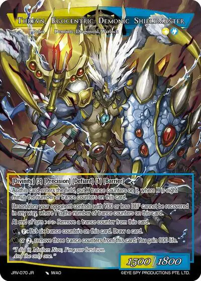 Threvn Egocentric Demonic Shieldmaster
