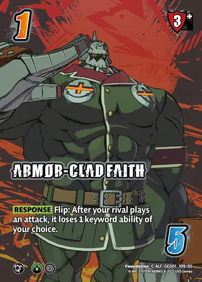 ARMOR-CLAD FAITH (Alternate Art)