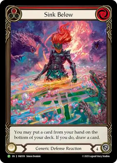 Sink Below (Red) - FAB359