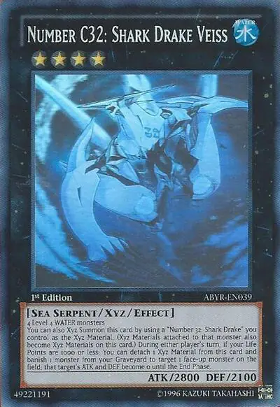 Number C32: Shark Drake Veiss (Ghost Rare)