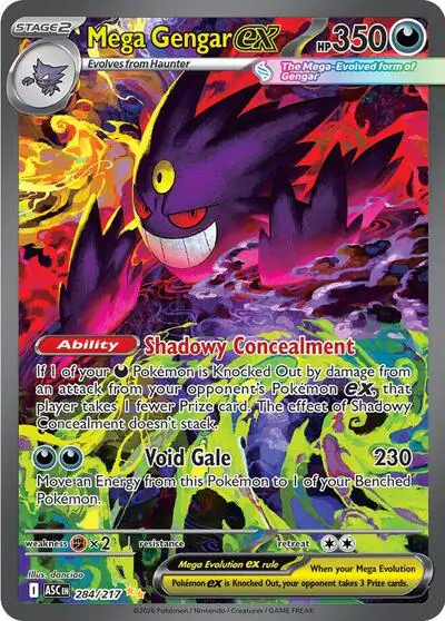 Mega Gengar ex - 284/217