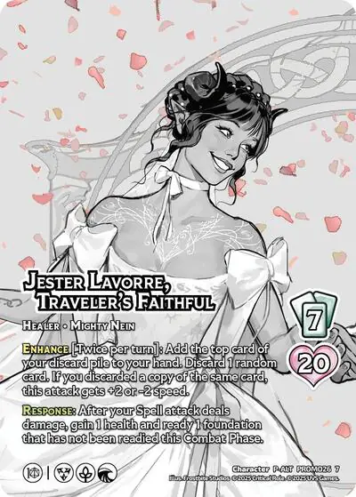 Jester Lavorre, Traveler's Faithful (Embossed Wedding Promo)