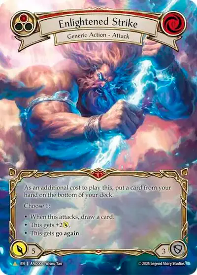 Enlightened Strike (Red) (Extended Art) (ANQ000)