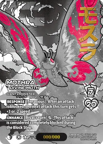 Mothra, Divine Moth (Chrome Rare)