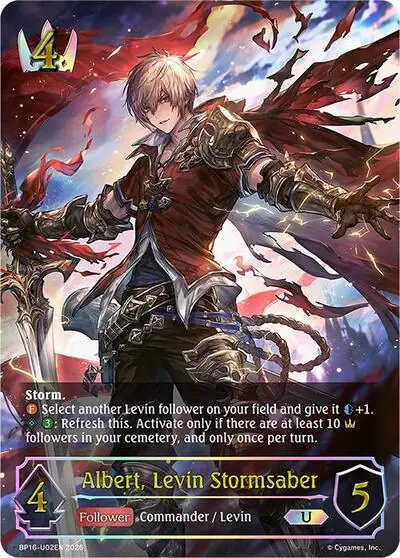 Albert, Levin Stormsaber (U)