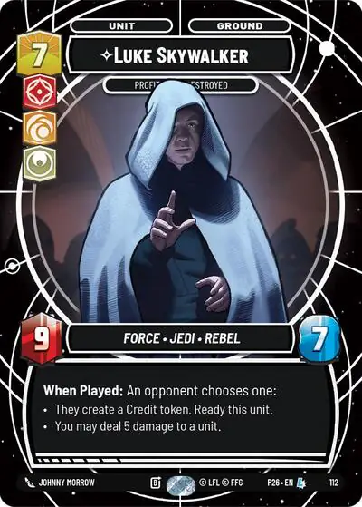 Luke Skywalker - Profit or Be Destroyed