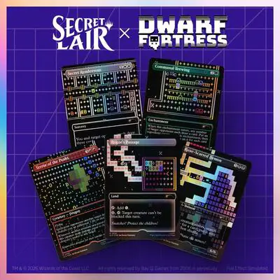 Secret Lair Drop: Secret Lair x Dwarf Fortress: Create New World - Traditional Foil Edition