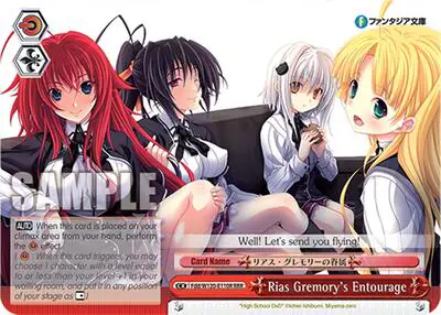 Rias Gremory's Entourage (RRR)