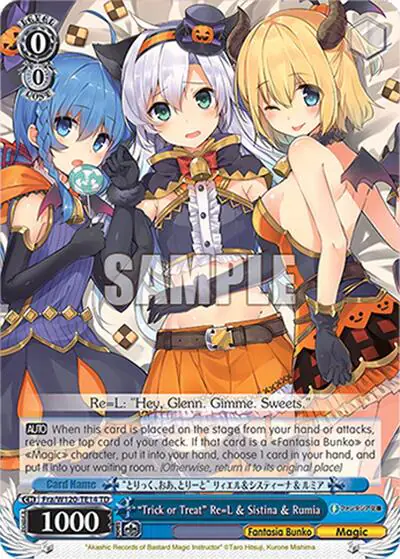 "Trick or Treat" Re=L & Sistina & Rumia (RRR)