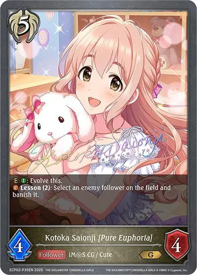 Kotoka Saionji [Pure Euphoria] - P35EN (Foil)