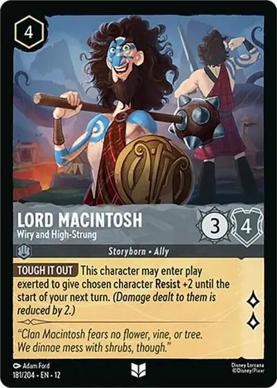 Lord Macintosh - Wiry and High-Strung