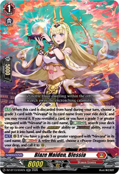 Blaze Maiden, Blessia