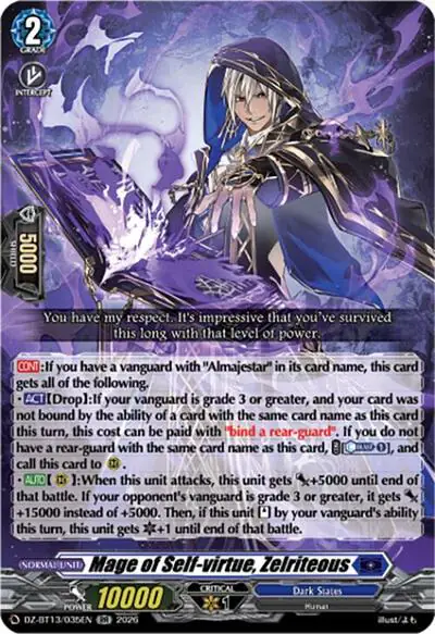 Mage of Self-virtue, Zelriteous