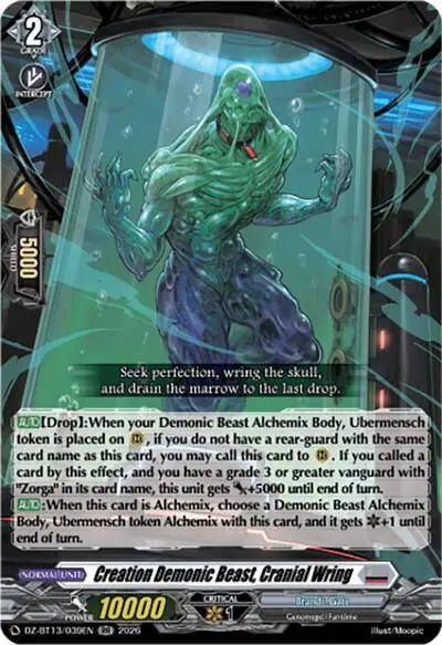 Creation Demonic Beast, Cranial Wring