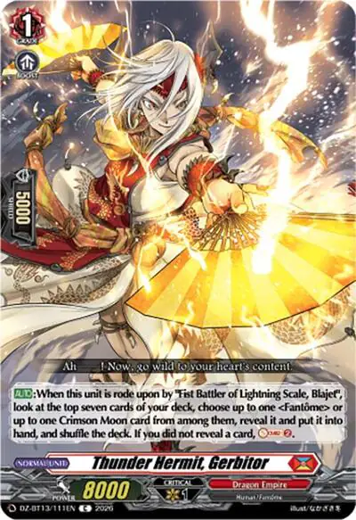 Thunder Hermit, Gerbitor