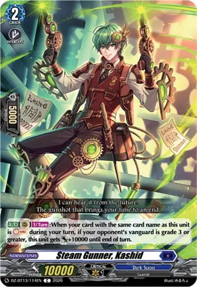Steam Gunner, Kashid