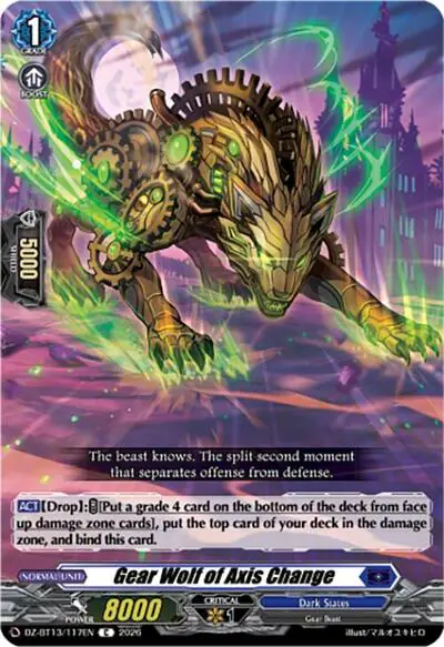 Gear Wolf of Axis Change