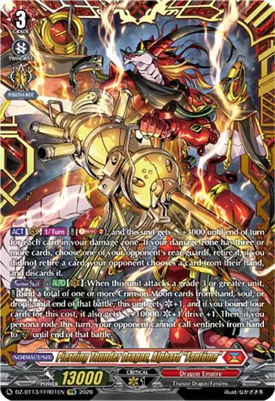 Piercing Thunder Dragon, Alphard "Fantome" (FFR)